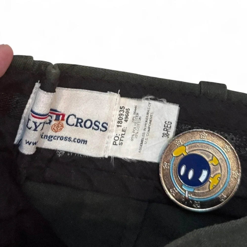 Flying Cross Military Green Chino Pants Men's Size 35x26.5 Utility Workwear Y2K